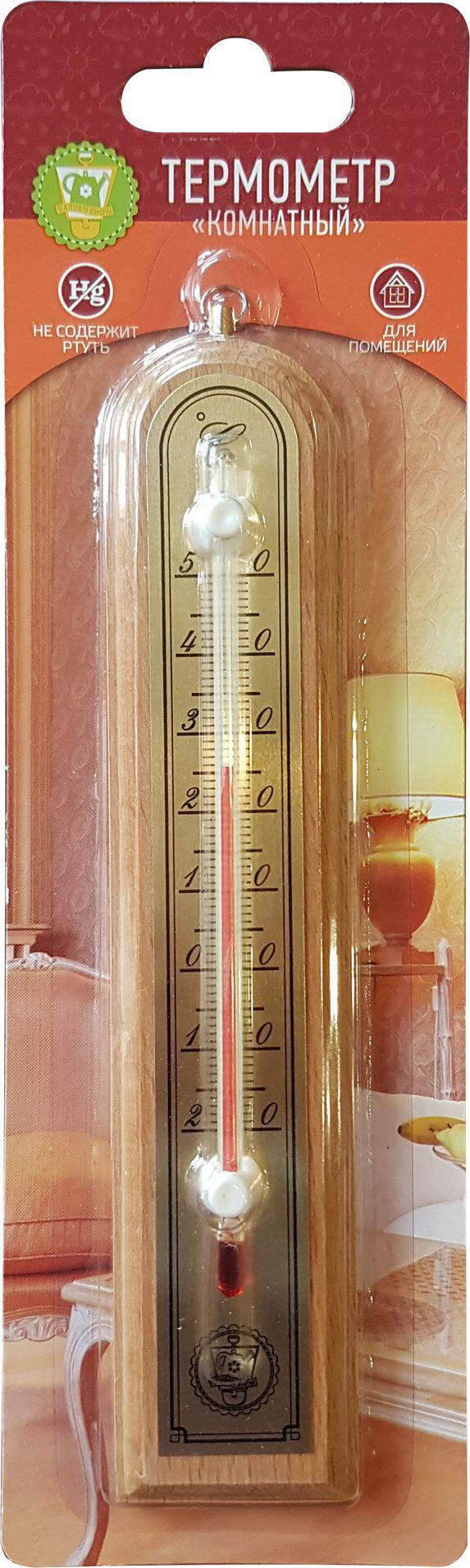 Термометр комнатный GARDEN SHOW 5х26,2 - фото №6