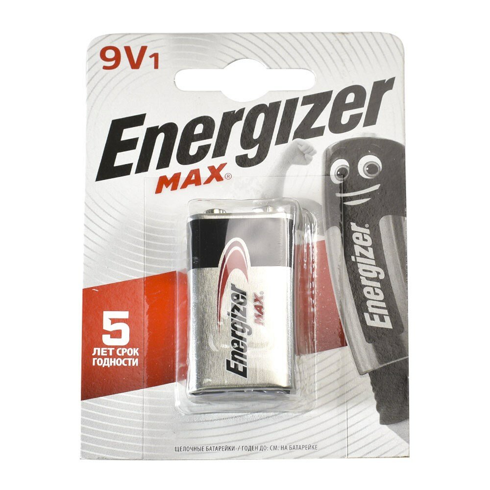 Батарейки литиевые Energizer MAX 9V 1 шт - фото №13
