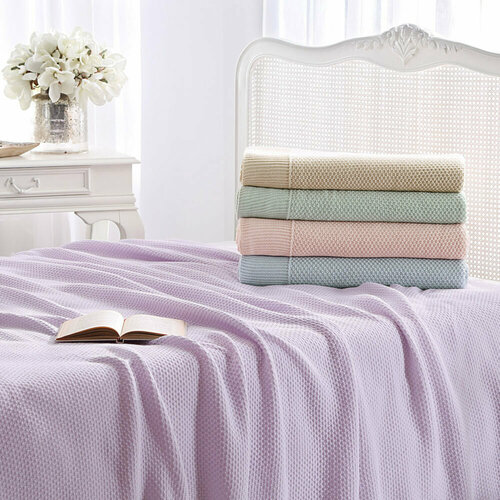 Плед Tivolyo home SERA розовый (Евро)