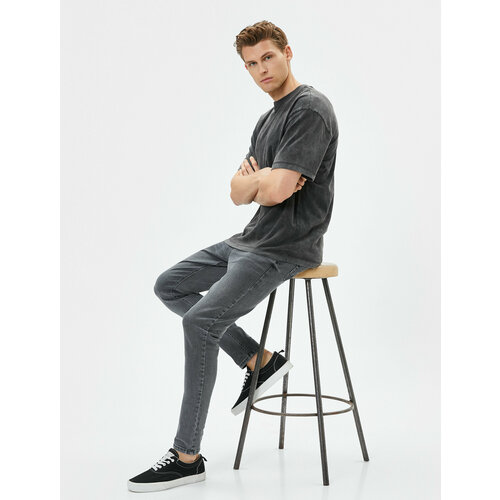 фото Джинсы koton, размер 36/32, черный