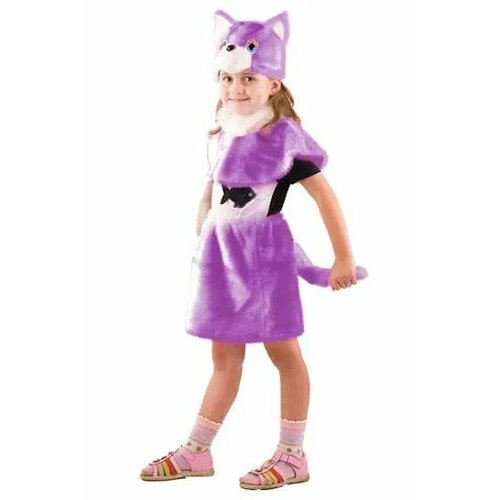 Костюм карнавальный детский TANGO PLUS Кошка карнавальный костюм кошка лала пуговка рост 104