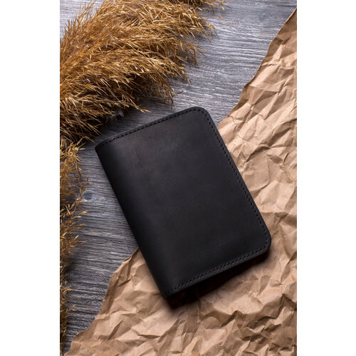 Обложка для паспорта ЗНАКИ, черный