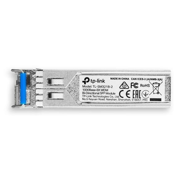 TP-Link TL-SM321B-2 1000Base-BX WDM двунаправленный SFP-модуль 2км