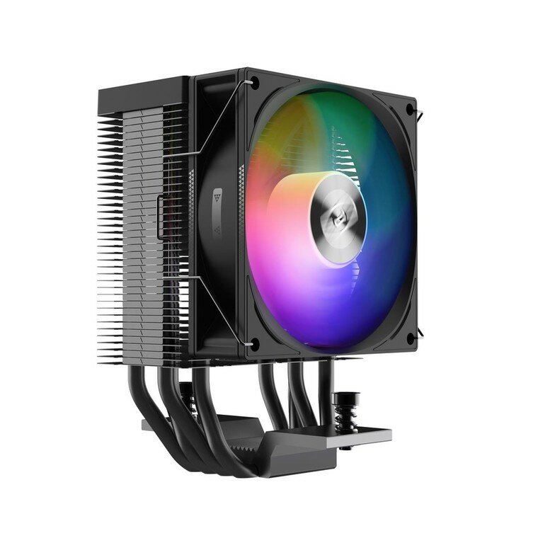 PCCooler Вентиляторы R400 ARGB BK S115X 1200 1700 AM4 AM5 TDP 180W 90mm ARGB Fan 4 тепловые трубки 6мм 650-2200RPM 283dBa