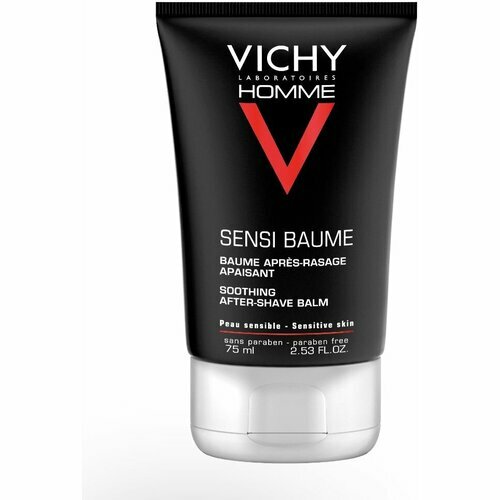 Vichy Homme Sensi Baume смягчающий бальзам после бритья для чувствительной кожи, 75 мл