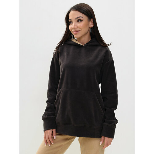 фото Худи mom №1 худи флисовое mom №1, oversize, размер m, коричневый