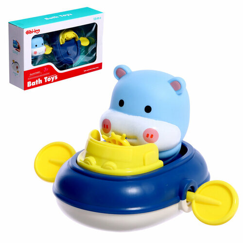 Игрушка для ванны Лодочка с животными микс 878₽