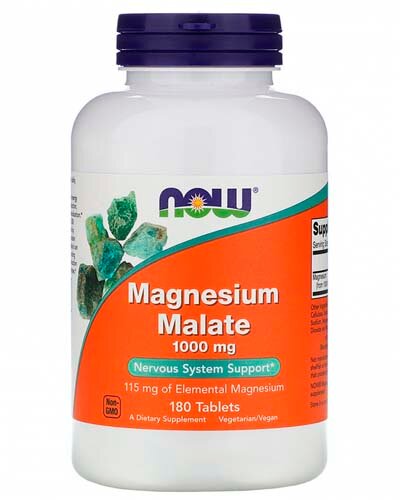 NOW Magnesium Malate 1000 мг 180 табл (NOW)