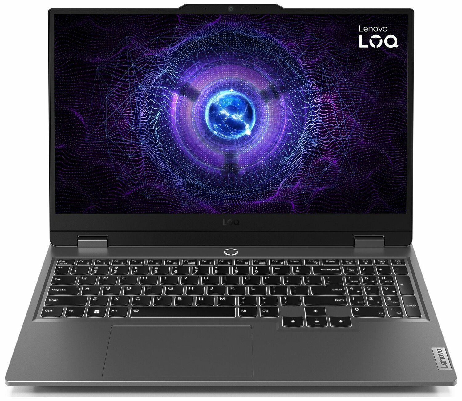 Ноутбук Lenovo LOQ 15IRX9, 15.6" (2560x1440) IPS 165Гц/Intel Core i7-13650HX/16ГБ DDR5/1ТБ SSD/GeForce RTX 4050 6ГБ/Без ОС, серый (83DV008URK)