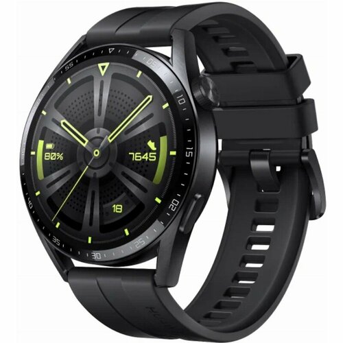 Умные часы Huawei Watch GT 3, черный умные часы gt 3 mil b19s black huawei