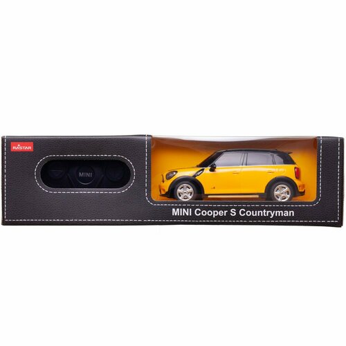 Машина р/у 1:24 MINI Cooper S Countryman Цвет Желтый радиоуправляемые игрушки rastar машина на радиоуправлении mini 1 24