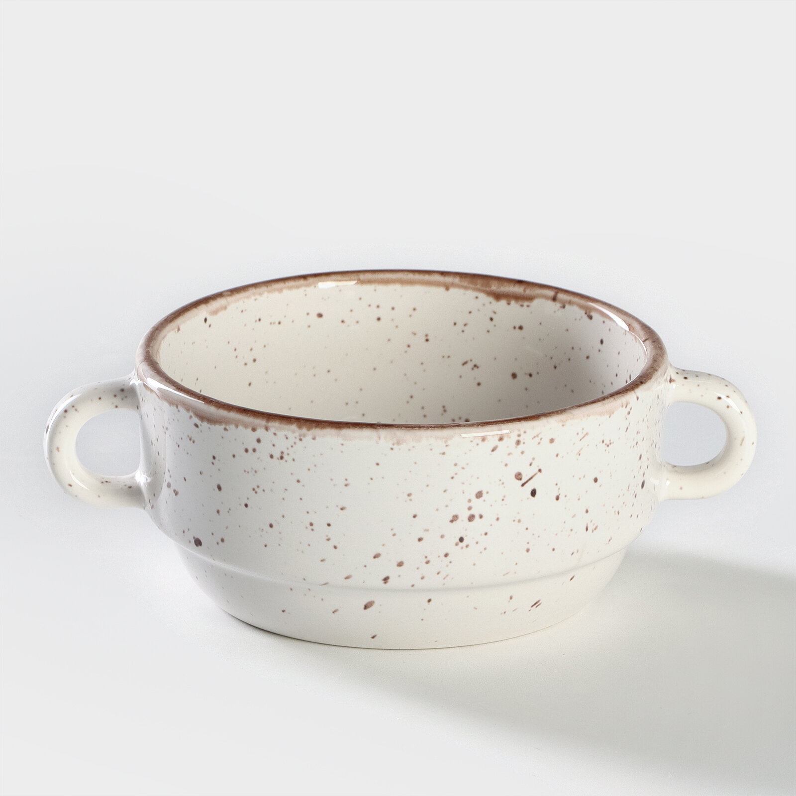 Punto bianca chinni bulyon idishi, 300 ml, 11,5×5,5 sm