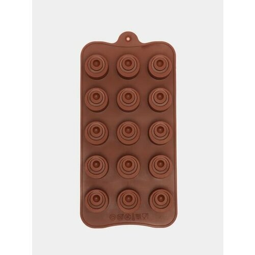 Форма для конфет мармелада льда и кондитерских украшений Сердце 15 ячеек размер 215х10х15 см 210₽