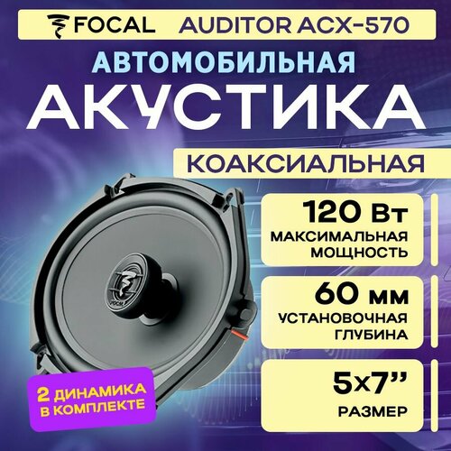 Акустика коаксиальная Focal Auditor ACX-570 812700₽