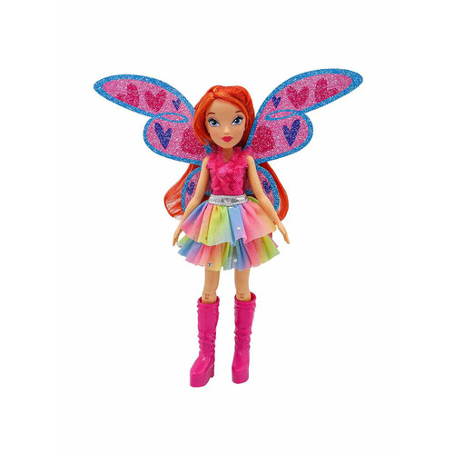 Кукла Winx Club Bling the Wings Блум с крыльями и глиттером, 24 см Winx Club IW01312201 кукла winx club магическая лаборатория стелла