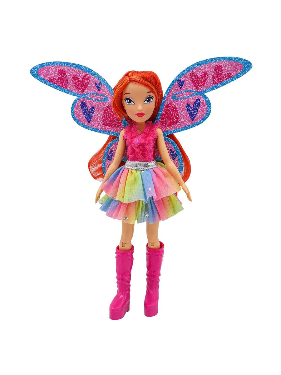 Кукла Winx Club Bling the Wings Блум с крыльями и глиттером, 24 см Winx Club IW01312201