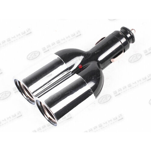 Разветвитель прикуривателя 2 гнезда без пров с индикблистер хром Auto Newland NORD YADA 902937 804₽