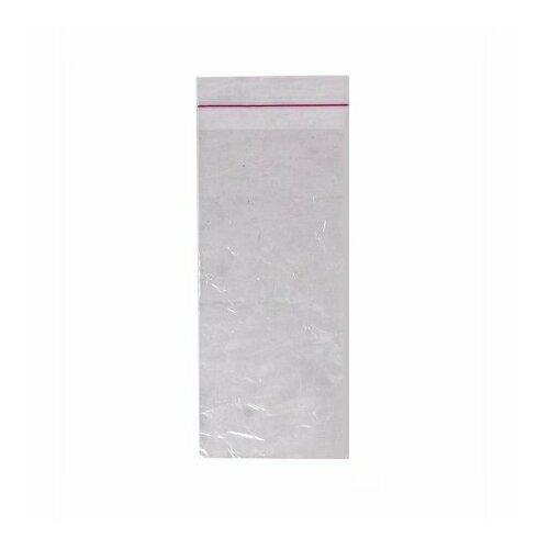 Полипропиленовые пакеты 10*20см(+5см), 30мкм, с клапаном и скотчем 100 шт. / уп.