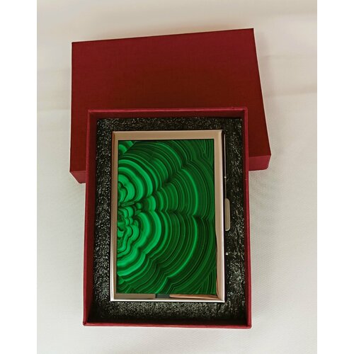 Картхолдер глянцевая, серебряный, серый