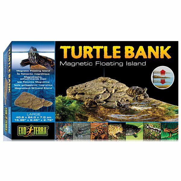 Exo Terra Черепаший берег Turtle Bank Magnetic Floating Island large, большой, 40,6 x 24,0 x 7,0 см