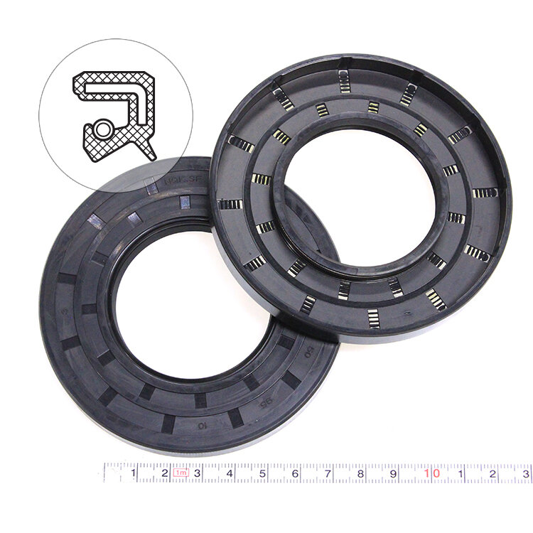 Манжета армированная (Сальник) 50х95х10 (тип 2 / TC) 70NBR (упаковка 10 шт.)