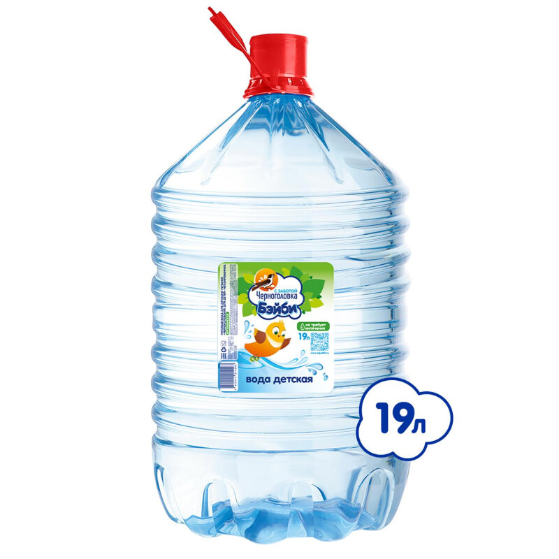 Вода питьевая Черноголовка Детская Бэйби 19л (одноразовая бутыль)