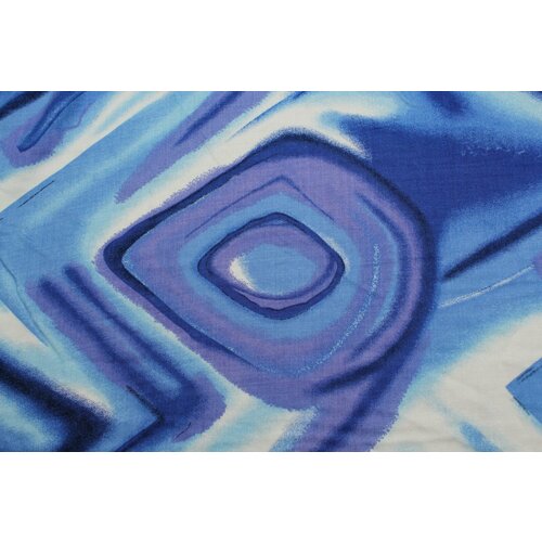 Ткань Вискоза-штапель в голубовато-синих тонах, ш146см, 0,5 м