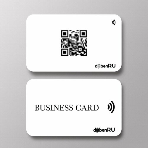 NFC-визитная карточка белая Business Card от Dijiben