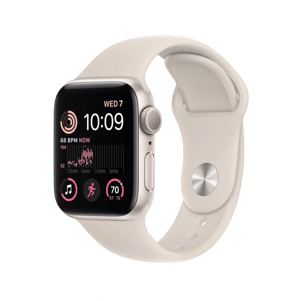 Умные часы Apple Watch Series SE Gen 2 2023 44 мм Aluminium Case GPS Starlight Sport Band M/L