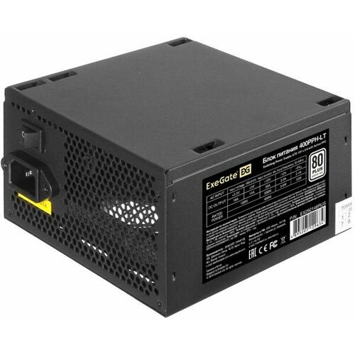 Exegate БП ATX 400 Вт Exegate 400PPH-LT-OEM блок питания exegate 400pph lt ex292148rus