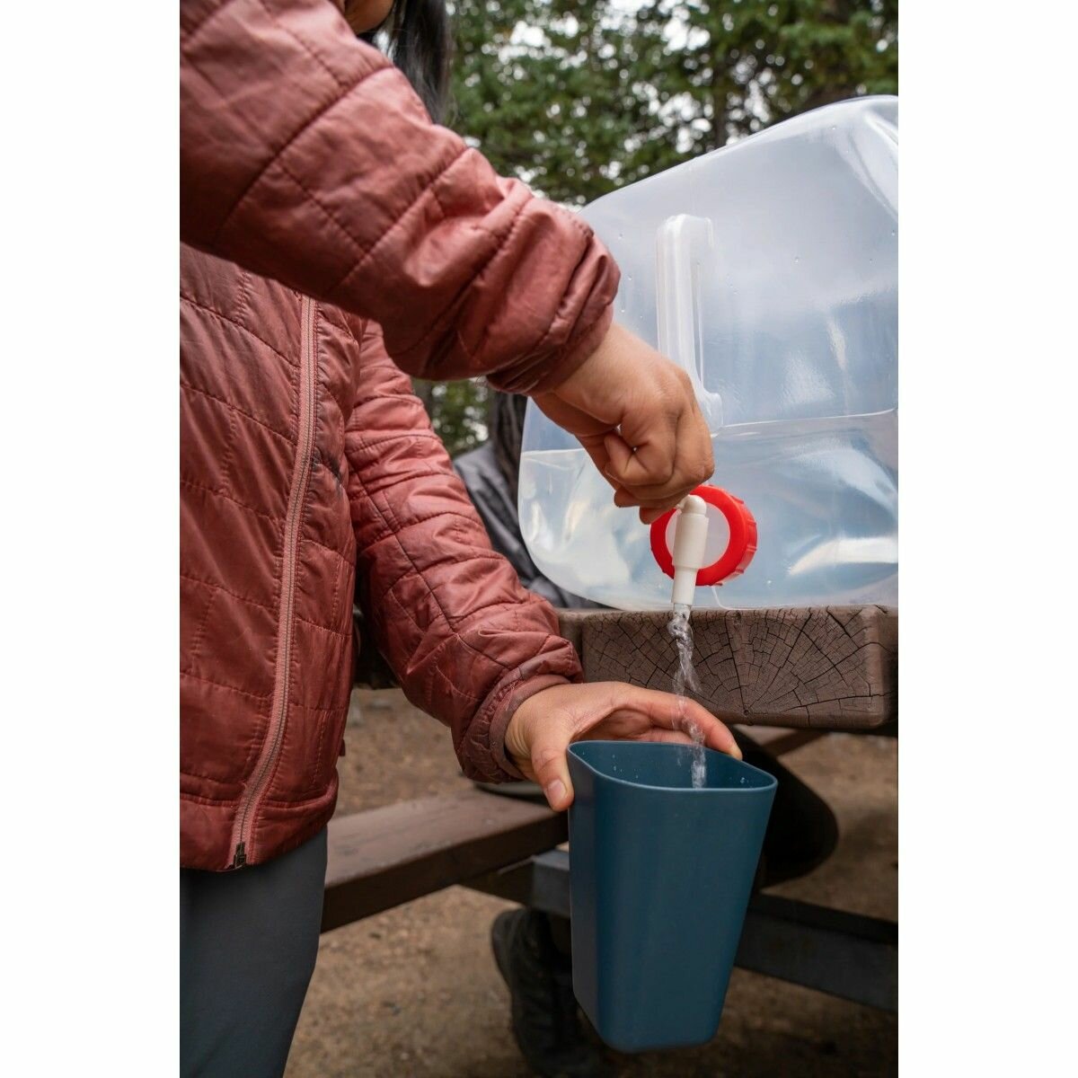 Складной контейнер-канистра для воды с краном Coghlans Collapsible Water Container