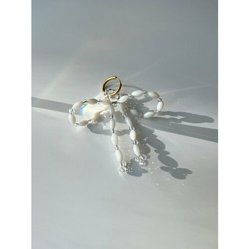 Моносерьга Daily Daisy, перламутр, размер 50 мм, белый