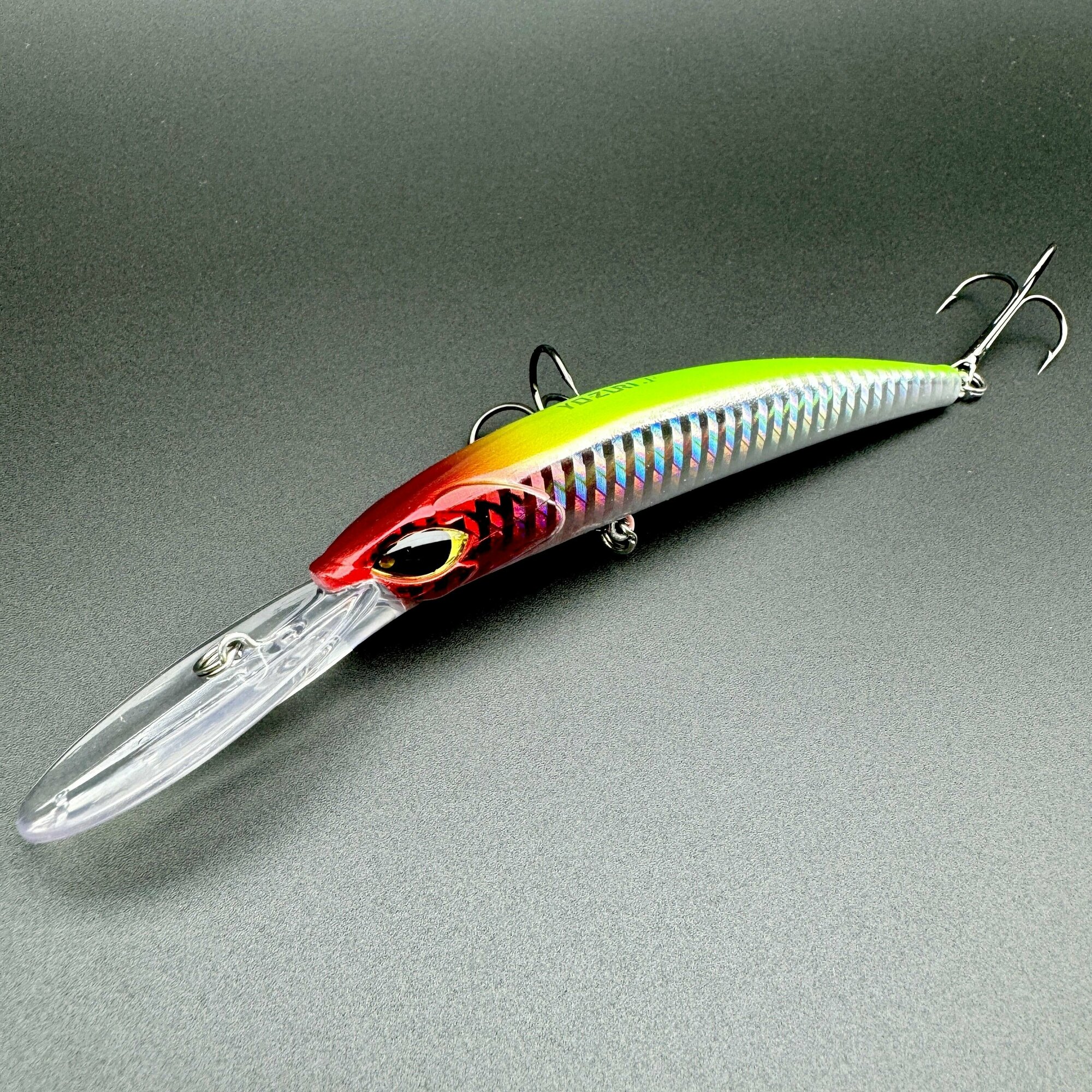 Воблер для троллинга YO-ZURI 110 Crystal minnow Deep diver(F) на щуку, сома, судака