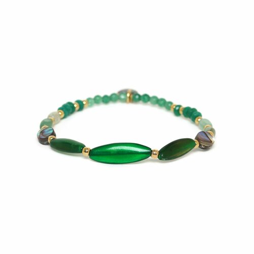 Браслет NATURE BIJOUX браслет nature bijoux agate verde стрейч с агатом и жадом nb23 2 13 43270 зеленый