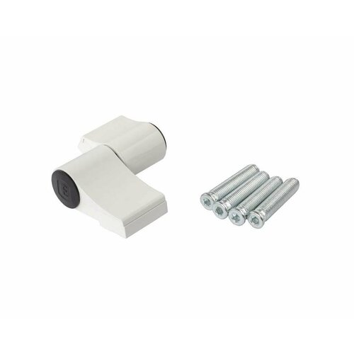 Петля дверная подшипниковая ELEMENTIS new 2-х секционная межосевое 67 мм крепление на теплый профиль белая RAL9016 1741₽