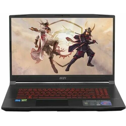 17.3 Ноутбук MSI Katana GF76 B12UCR-821XRU черный msi katana gf76 11uc 887xru 9s7 17l261 887 intel core i5 11260h 2 6ghz 8192mb 512gb ssd nvidia geforce rtx 3050 4096mb wi fi bluetooth cam 17 3 1920x