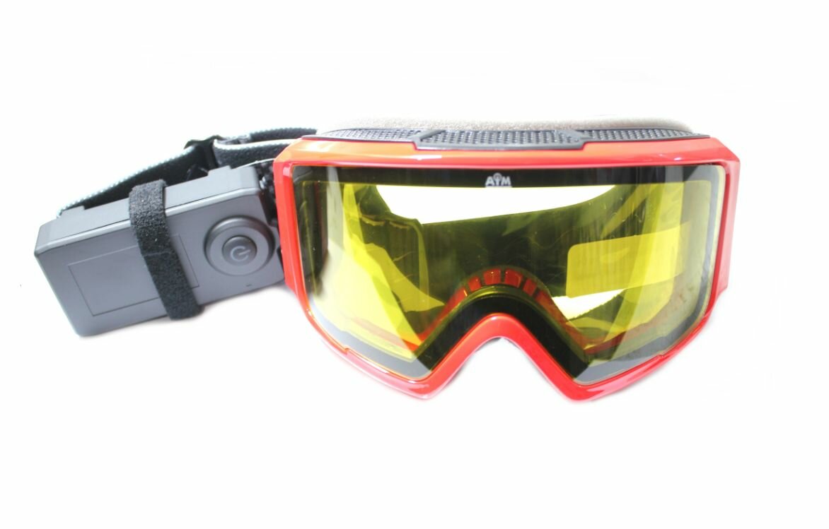 Очки снегоходные с магнитной линзой и подогревом AiM (PRO) Accu Heated Goggles