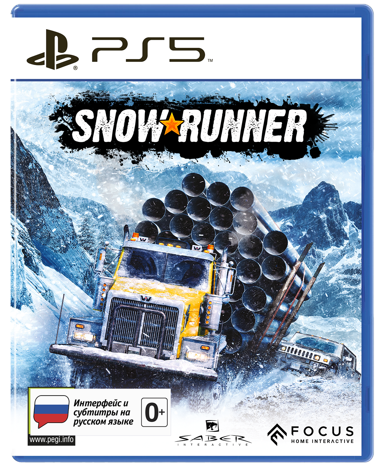 Игра для PS5: SnowRunner, русские субтитры
