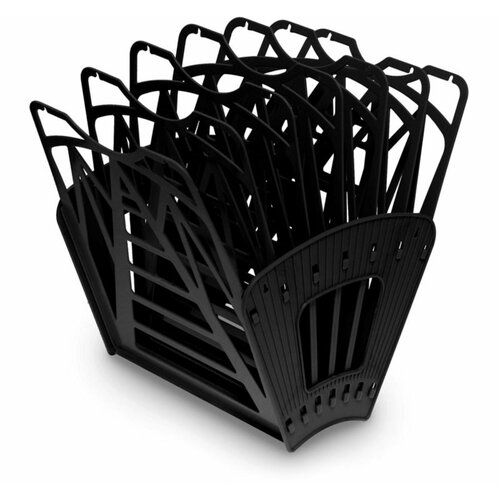 Лоток-веер Стамм Веер 3, 7 секций, 6 отделений, чёрный