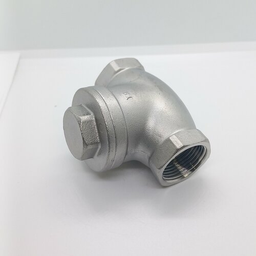 Обратный клапан поворотный горизонтальный муфтовый нержавеющий AISI304 DN32 (11/4