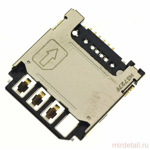 Коннектор SIM Samsung S5282, S5310, S5312, S6790, S7262, S7390, S7392, G130, G313H, G318H