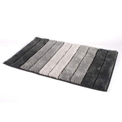 Коврик для ванной ofelis полоска 50х80 см серый 2656₽