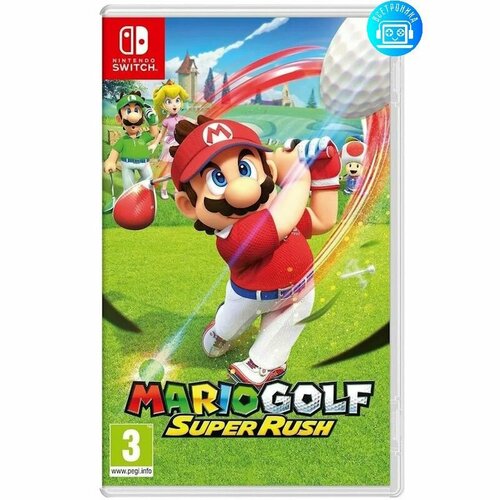 Игра Mario Golf: Super Rush Английская версия golf grips clubs 2 pieces set compatible with mario golf super rush for nintendo switch joy pad grips