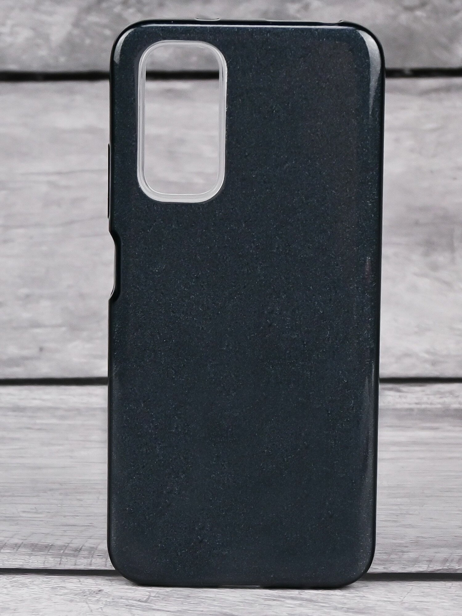 фото Силиконовый чехол бампер на смартфон Xiaomi Redmi Note 11 4G переливающийся с блестками, защитная блестящая накладка для телефона Ксаоми редми нот 11