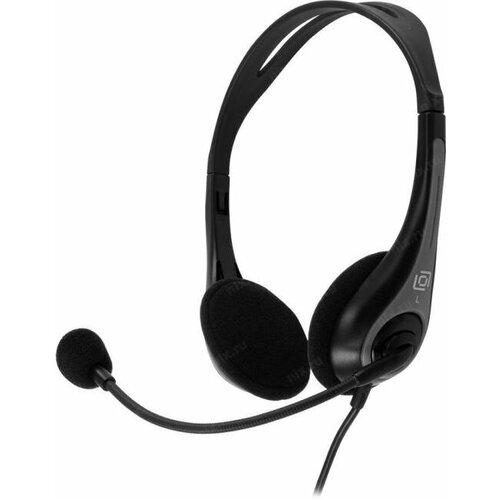 Наушники с микрофоном Oklick HS-M300 Black 1050₽