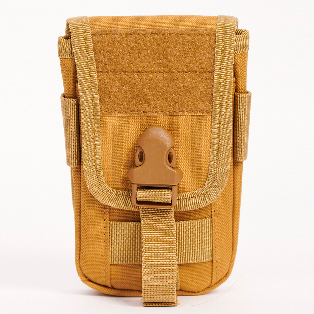 фото Подсумок-кобура на ремень для смартфона (на застежке), хаки