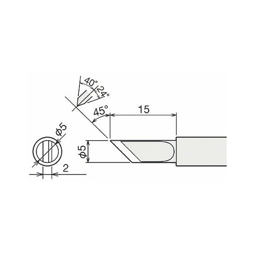 Жало для паяльника Goot PX-60RT-5K жало для паяльника goot px 60rt sb