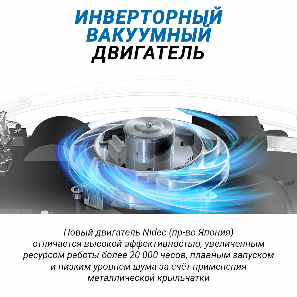 Робот мойщик окон HOBOT R3 с системой ультразвукового распыления Ultrasonic — фото 1