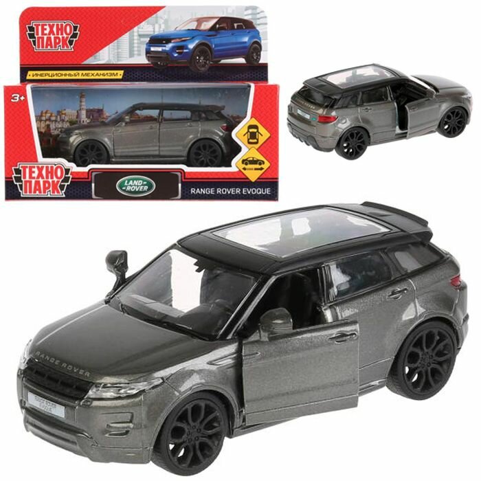 Машинка металлическая Технопарк LAND ROVER RANGE ROVER EVOQUE 12см EVOQUE-GY