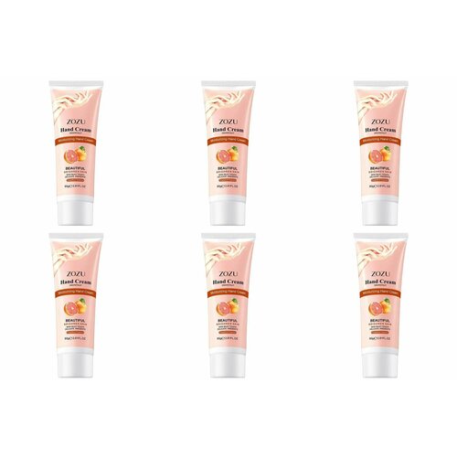 ZOZU Увлажняющий крем для рук С экстрактом грейпфрута 80 г 6 шт 779₽